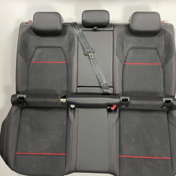 Trp Post Container Data Trp Post Id 12287 Rear Seat And Door Panels Vw Golf 8 Gti Clubsport Alcantara Grey Honeycomb Red Stripes Trp Post Container