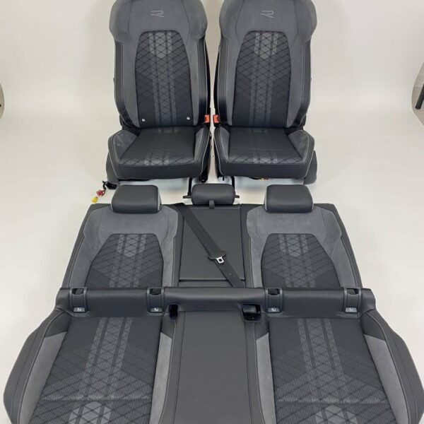 Trp Post Container Data Trp Post Id 15548 Interior Vw Golf 8 R Fabric Alcantara Leather Black Grey Trp Post Container